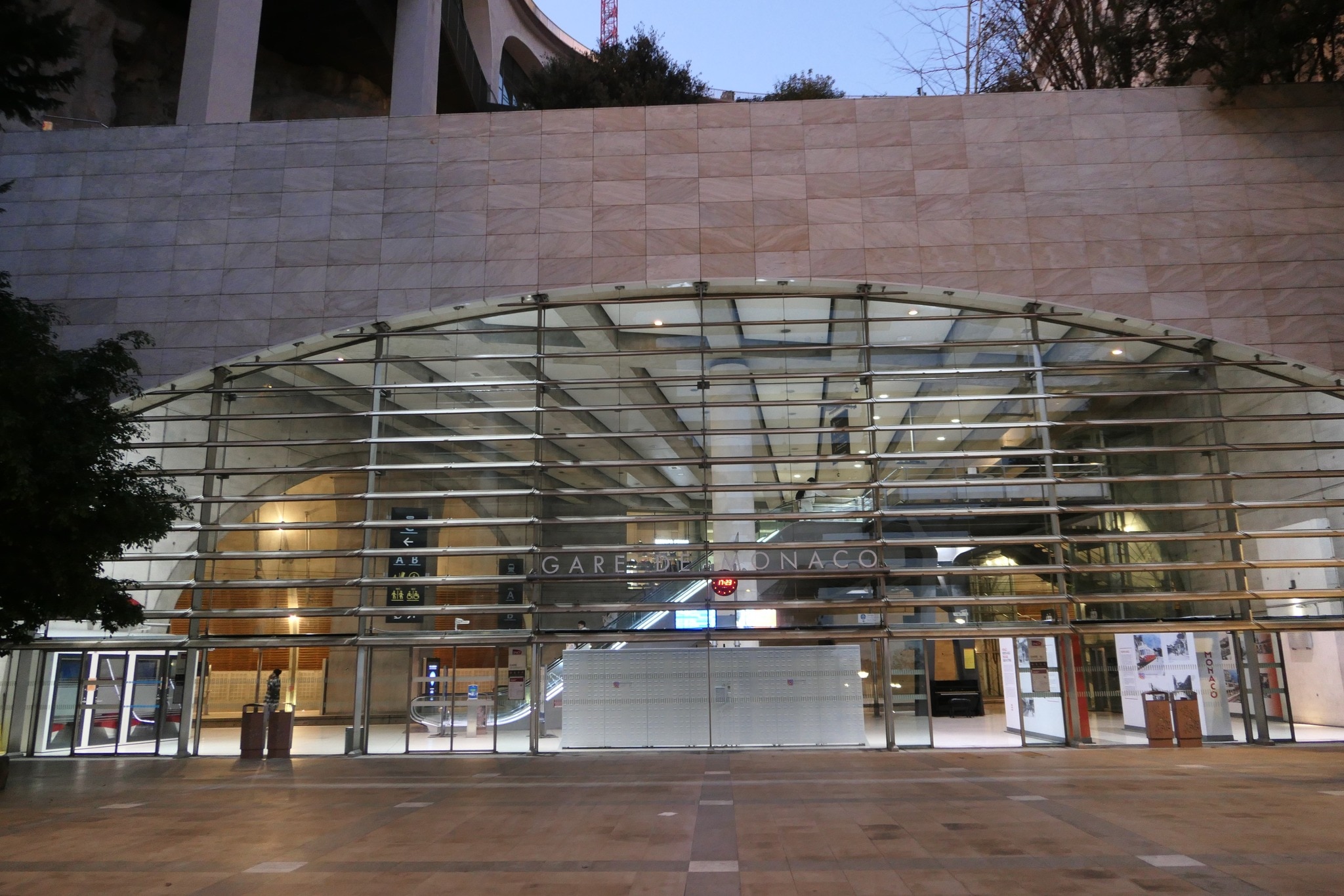 Monaco country have only one active railway station