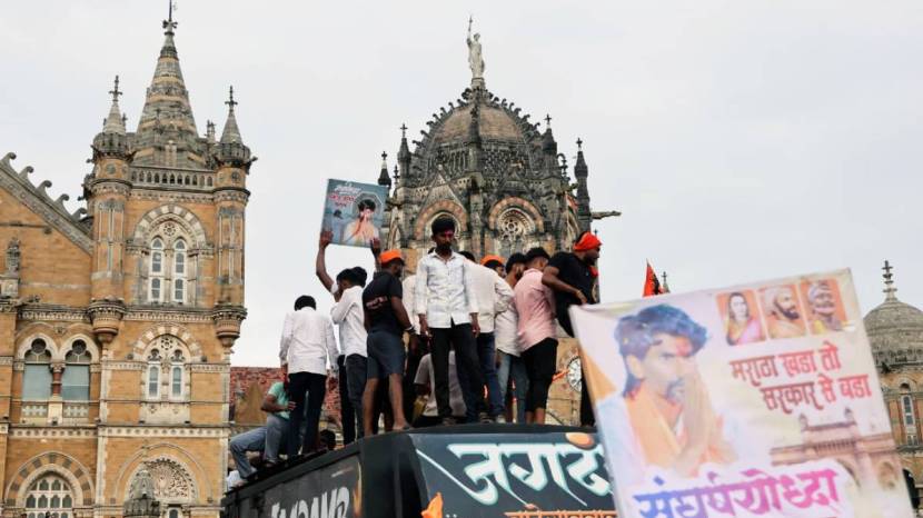 Mumbai Maratha Protest