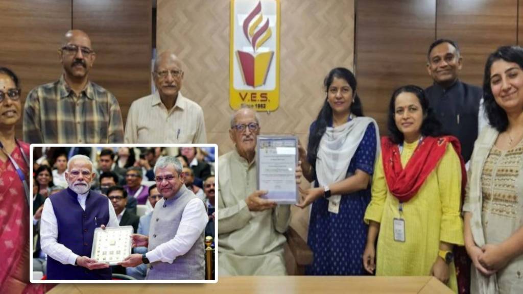 Mumbai University presents indigenous chip to PM Narendra Modi at Semicon India 2025