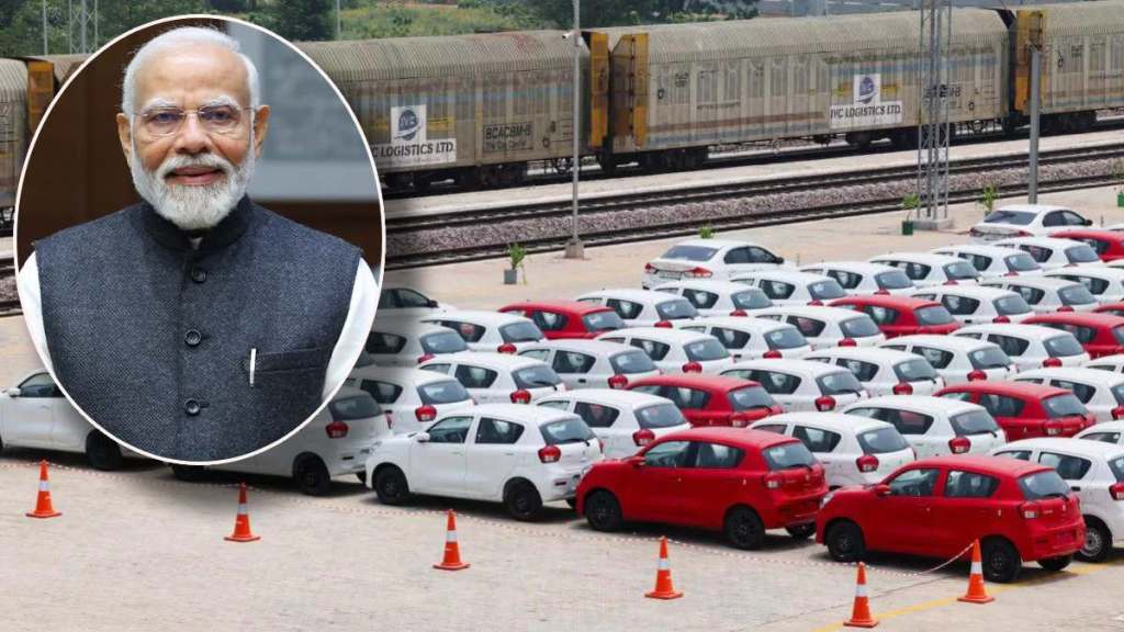 Narendra Modi Photo in Auto Showrooms