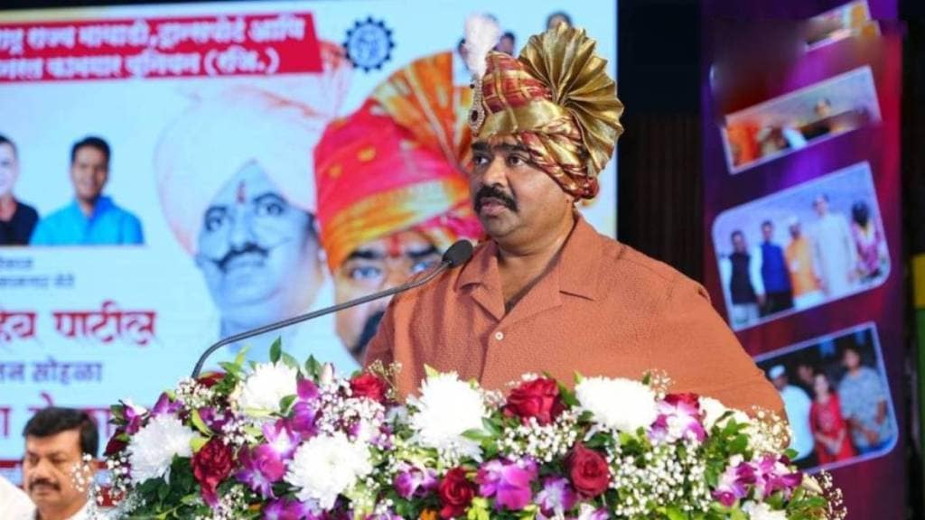 Narendra Patil statement regarding the Labour Minister navi \Mumbai news