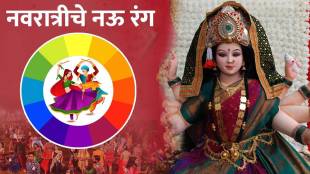 What are the 9 days colours of Navratri