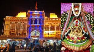 Preparations for Navratri festival at Ambadevi temple in Amravati