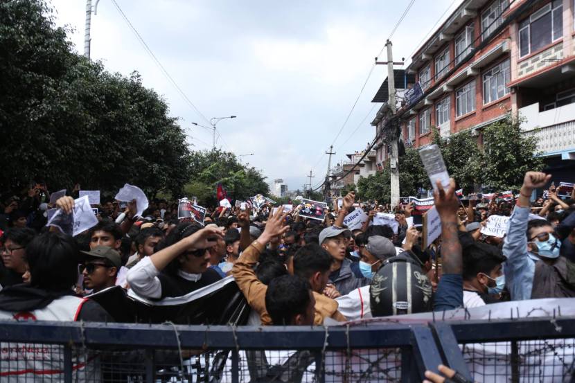 Nepal Protest news 