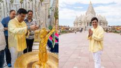Photos: गोविंदाने दिली अमेरिकेत असलेल्या स्वामिनारायण मंदिराला भेट; फोटो पोस्ट करत म्हणाला ‘हे मंदिर म्हणजे…’