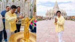 Photos: गोविंदाने दिली अमेरिकेत असलेल्या स्वामिनारायण मंदिराला भेट; फोटो पोस्ट करत म्हणाला ‘हे मंदिर म्हणजे…’