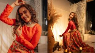 Marathi actress tejaswini lonari navratri second day