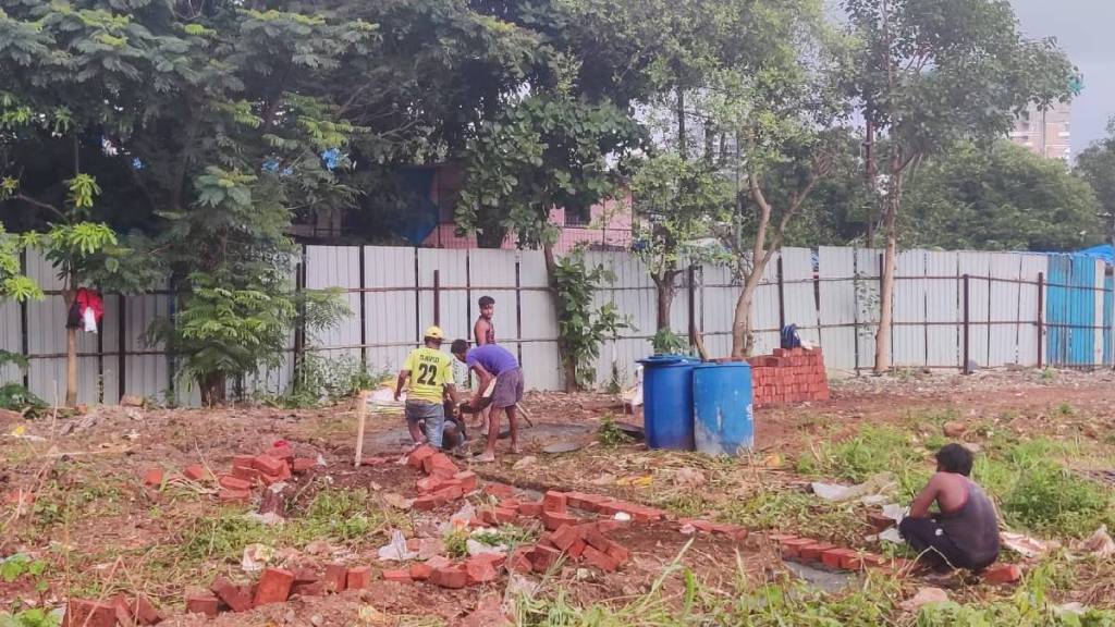 Locals opposed new municipal health center being built in Penkar Pada village in Mira Road