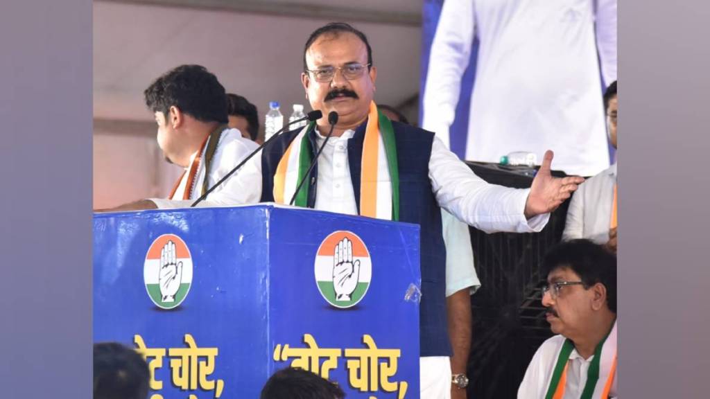 Congress chief harshvardhan sapkal alleges rs 1200 crore turnover in 6 years by BJP leader vijay Vargiya
