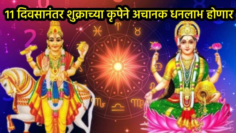 ११ दिवसानंतर शुक्राच्या कृपेने अचानक धनलाभ होणार! ‘या’ चार राशीच्या व्यक्तींचे प्रेमसंबंध मजबूत होणार अन् बँक बॅलन्सही वाढणार