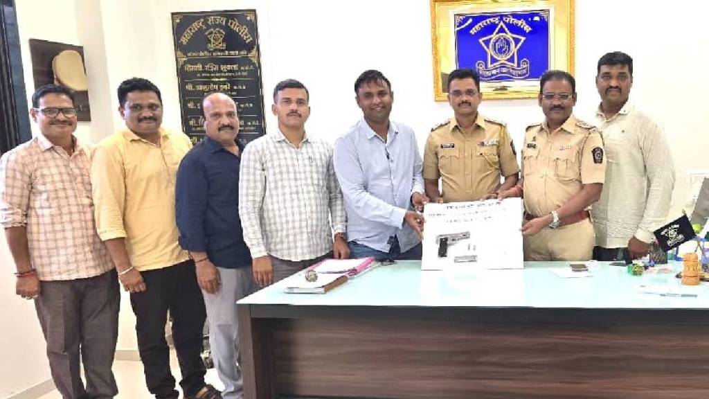 thane Police taken major action during ganeshotsav period In this action police seized weapons including a gun