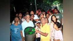 चंद्रग्रहण निरीक्षणाचा सांगलीकरांकडून वेध