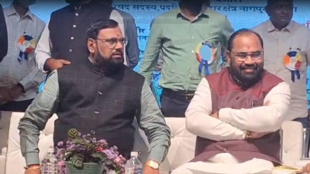 MLA Kishore Jorgewar and sudhakar adabale