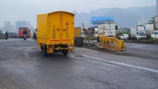 thane MSRDC majivada Vadpe highway widening work