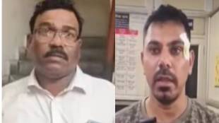 BJPs Mohan Konkar and shiv sena shinde s mukesh kot clashed over navratri board placement