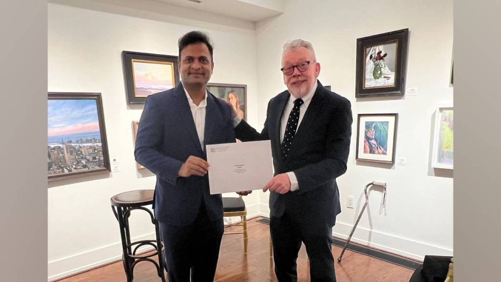 Karjat based painter Parag Borse