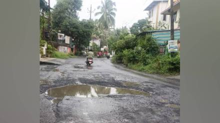 arnala vasai road four month pothole issue