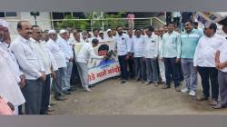गोपीचंद पडळकर यांच्या निषेधार्थ आंदोलन