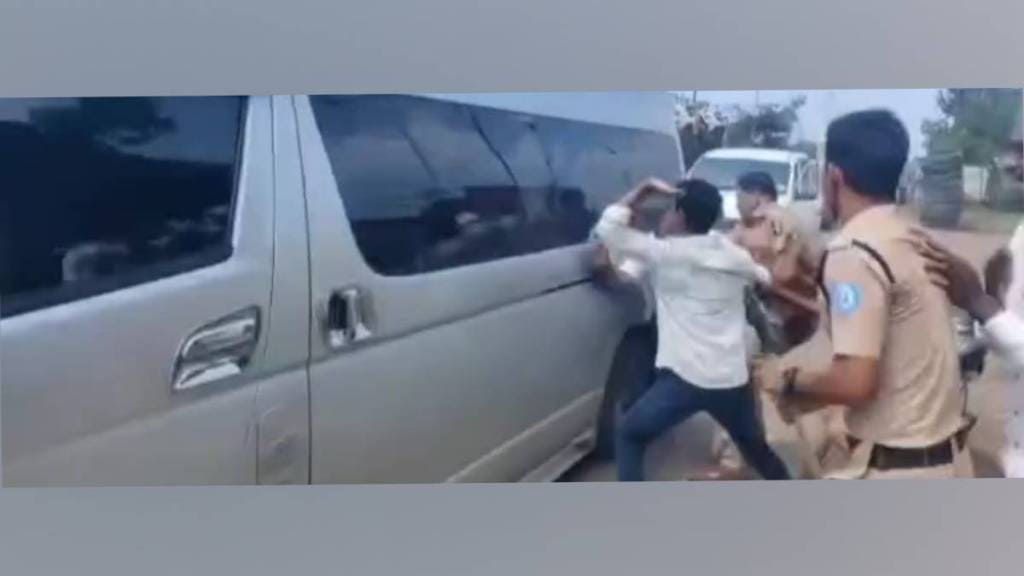 attack on gunaratna Sadavarte car in Jalna