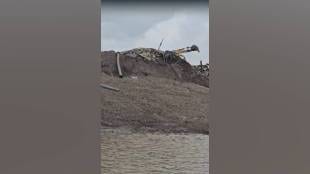 Illegal sand mining in Vasai Virar