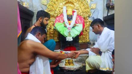 Navratri festival Kolhapur, Mahalaxmi Temple Navratri, Shardiya Navratri, AI crowd management temple,