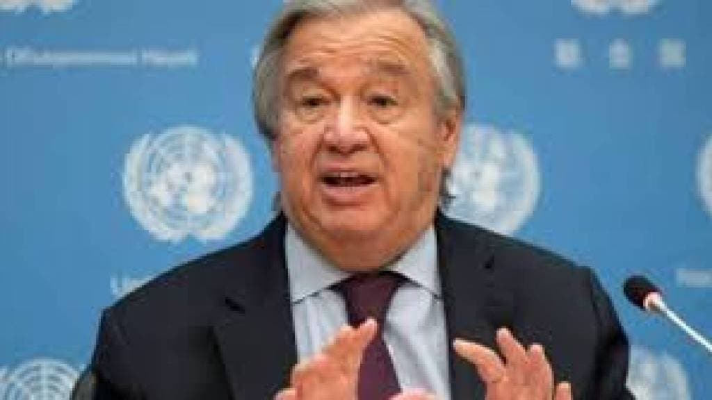 un secretary general antonio Guterres