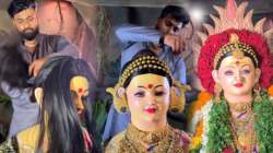 VIDEO : आई गं, डोळ्यांचे पारणे फिटेल असे रूप… साडी, दागिने अन् कुंकवाने भरलेला मळवट; मेकअप आर्टिस्ट कसा करतो देवीचा शृंगार, एकदा पाहाच…
