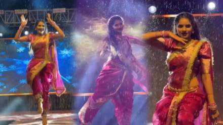 Young girl dance on phullwanti song