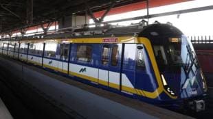 Mumbai Metro 9 testing, Dahisar Kashigaon Metro, Metro 7 service disruption, Metro train technical issue,