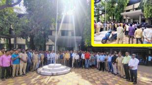 Protests Palghar electricity workers, Maharashtra electricity strike, power sector privatization protest, electricity employee demands,