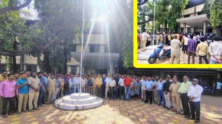 Protests Palghar electricity workers, Maharashtra electricity strike, power sector privatization protest, electricity employee demands, Protests Palghar electricity workers, Maharashtra electricity strike, power sector privatization protest, electricity employee demands,