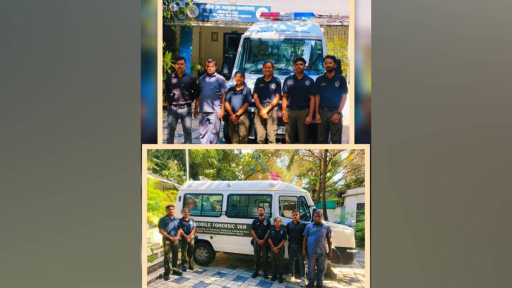 forensic vehicle Vasai, crime scene investigation Van, forensic evidence collection, Vasai police forensic van, advanced forensic vehicle, crime investigation tools,
