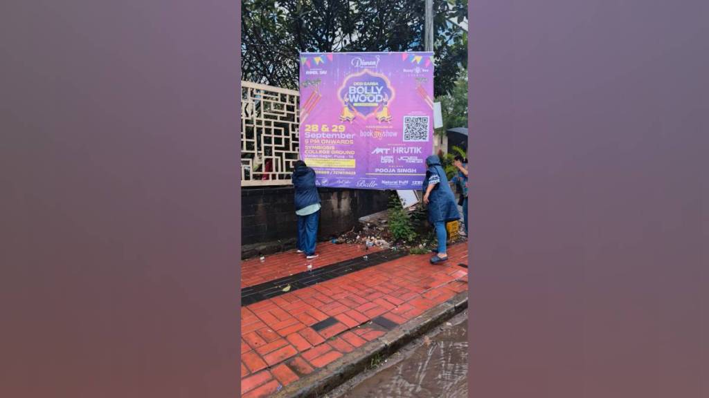 pune vimannagar residents launched anti flex campaign removed all flex