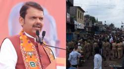 Devendra Fadnavis : अहिल्यानगरमध्ये दोन गटात तणाव; देवेंद्र फडणवीसांची पहिली प्रतिक्रिया; म्हणाले, “या घटनेच्या पाठिमागे…”