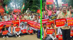 पुण्यात भाजप नेत्यांच्या धिक्काराच्या घोषणा देत, निषेधाचे फलक हाती घेत आंदोलन !