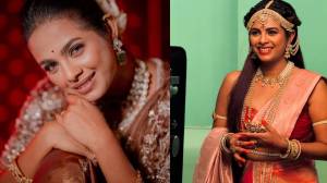 Photos: दाक्षिणात्य साडी, ऑफ-शोल्डर ब्लाऊज; अमृता धोंगडेचा लूक चर्चेत