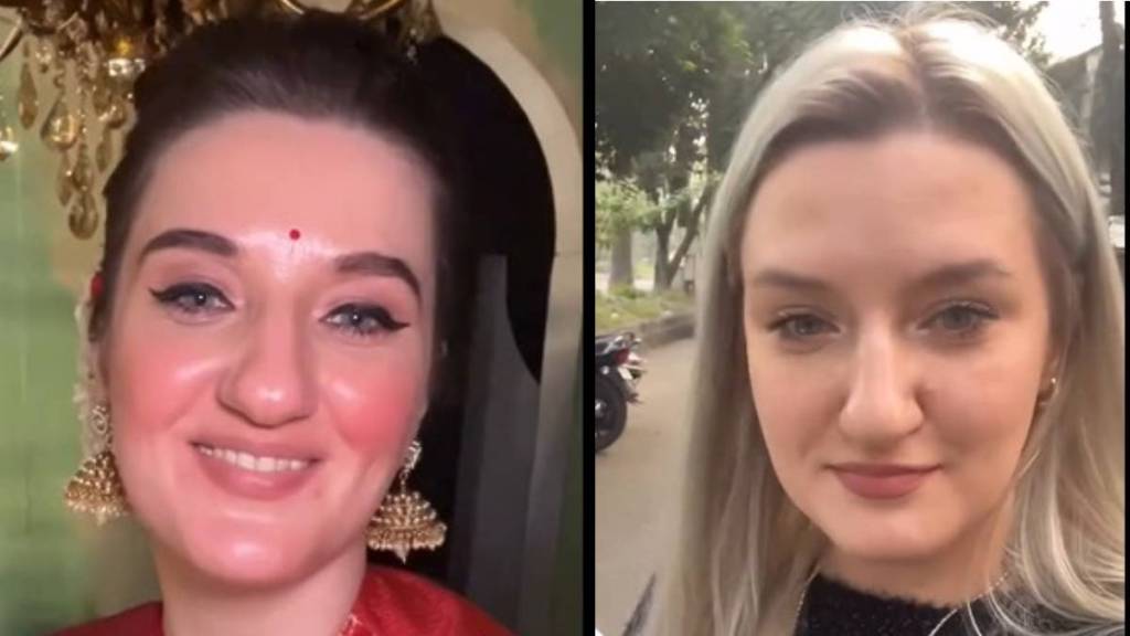 युक्रेनियन महिलेचे भारतीय पुरूषाशी लग्न, महिलेची इंस्टाग्राम पोस्ट व्हायरल