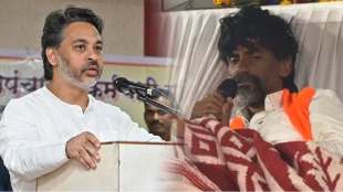 Nilesh Rane vs Manoj Jarange Patil