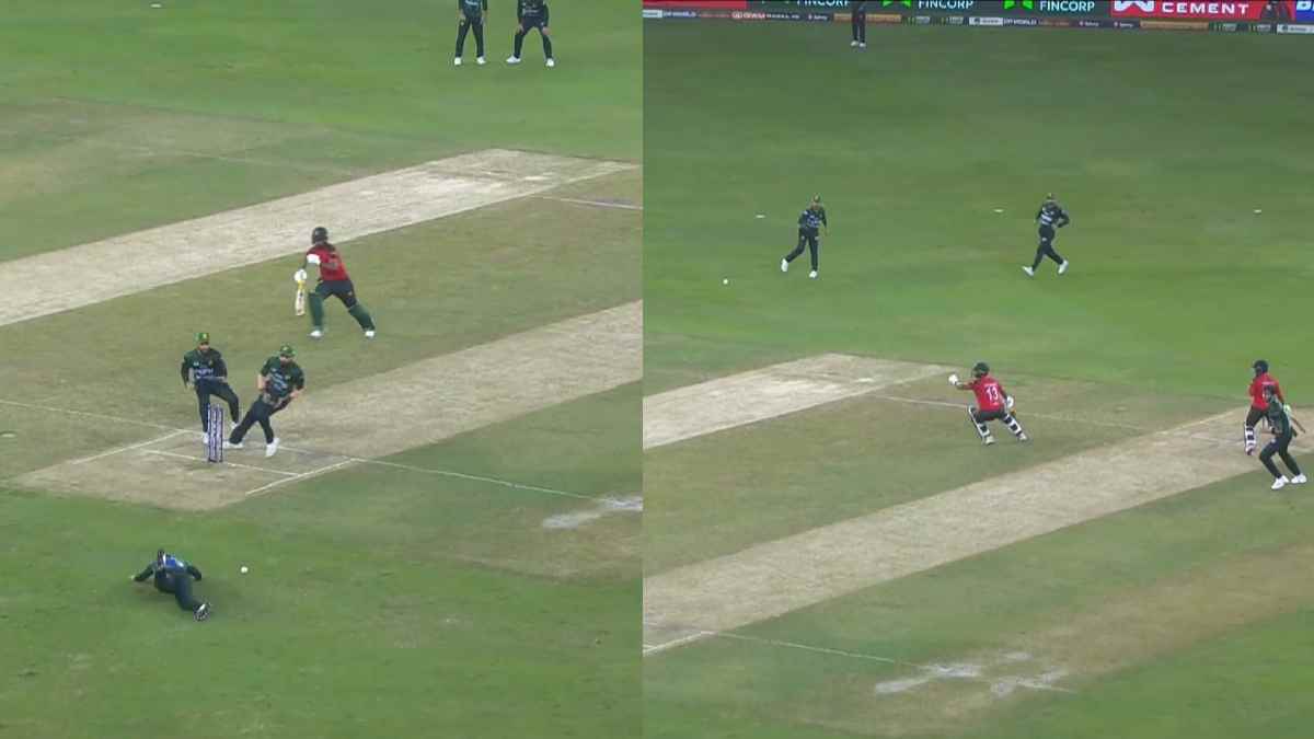 PAK vs BAN: पाकिस्तान संघाने फिल्डिंगमध्ये तर लाज काढली! दोन्ही फलंदाज एक टोकाला, पण एकही झाला नाही रनआऊट; VIDEO पाहाच!