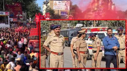 Police arrangements for security during Pune Ganesh Visarjan procession Police arrangements for security during Pune's Ganesh Visarjan procession Police arrangements for security during Pune Ganesh Visarjan procession Police arrangements for security during Pune's Ganesh Visarjan procession