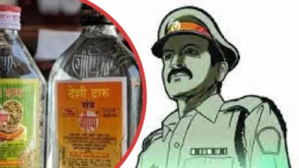 Police raid illegal liquor den in Dombivli woman arrested