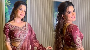 Prajakta Gaikwad Garba Look 2025