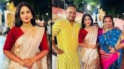Photos: प्राप्ती रेडकरने शेअर केले गणपती बाप्पाच्या विसर्जन सोहळ्यातील कुटुंबाबरोबरचे खास फोटो