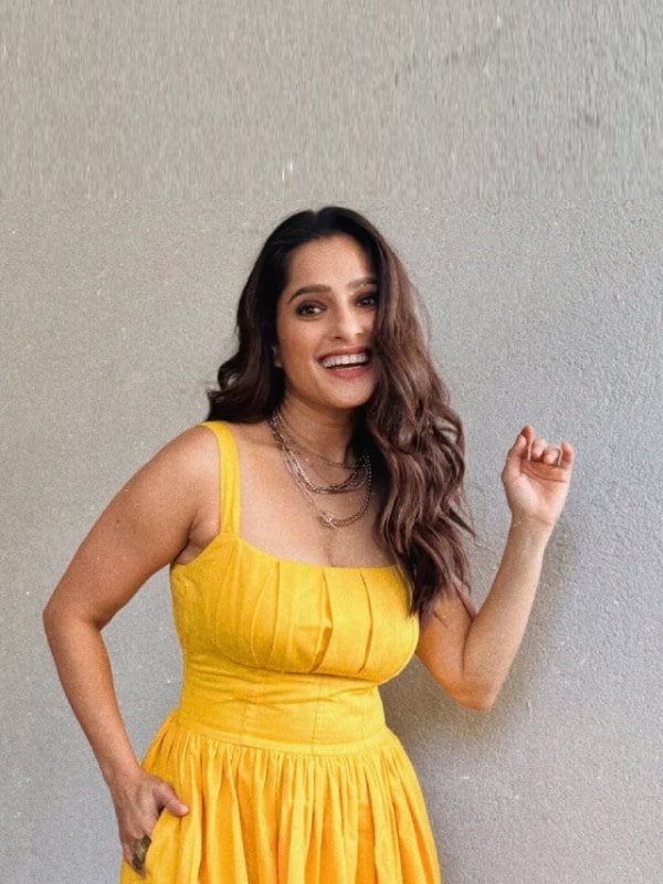Priya Bapat Yellow Dress Look