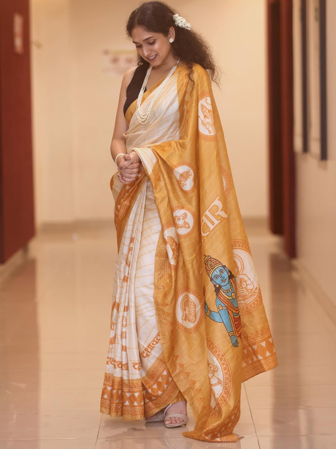 Dashavatar Fame Priyadarshini Indalkar Saree Look