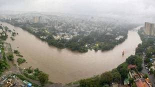 Pune Flood risk arises by 74 percent mutha river