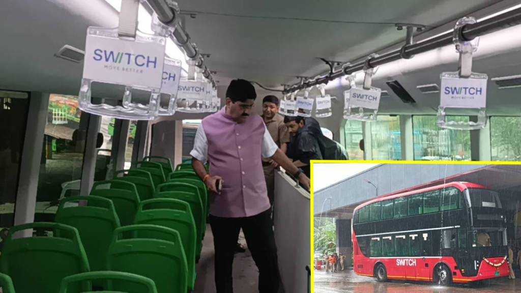 Trial of electric double-decker bus from Katraj to Hinjewadi successful