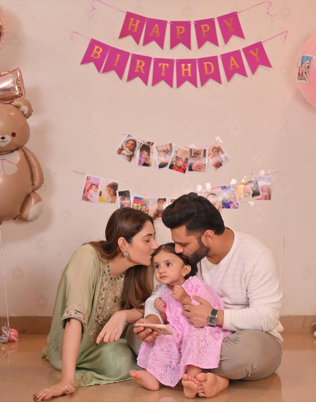 Rahul Vaidya Disha Parmar Daughter Navya Birthday
