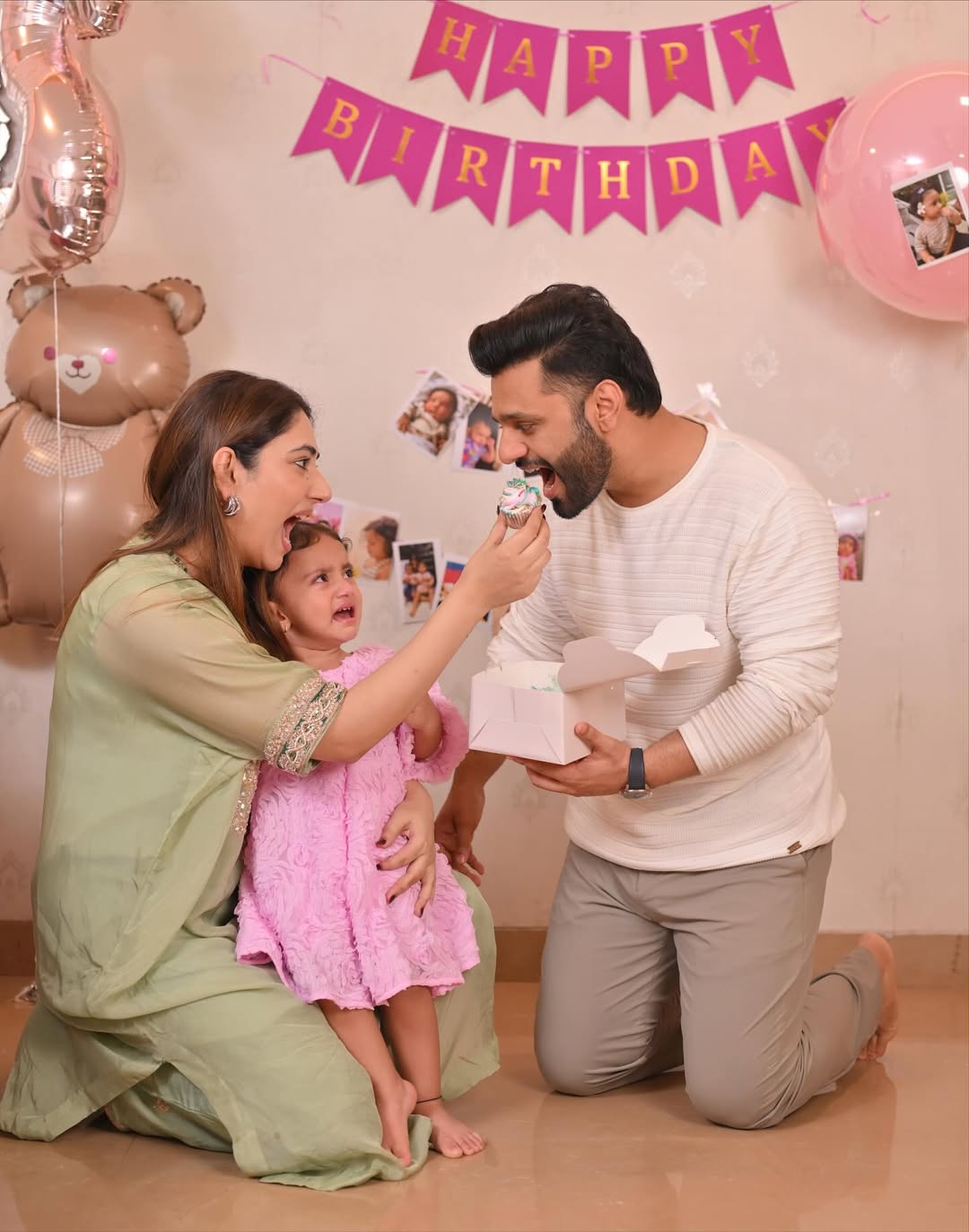 Rahul Vaidya Disha Parmar Daughter Navya Birthday