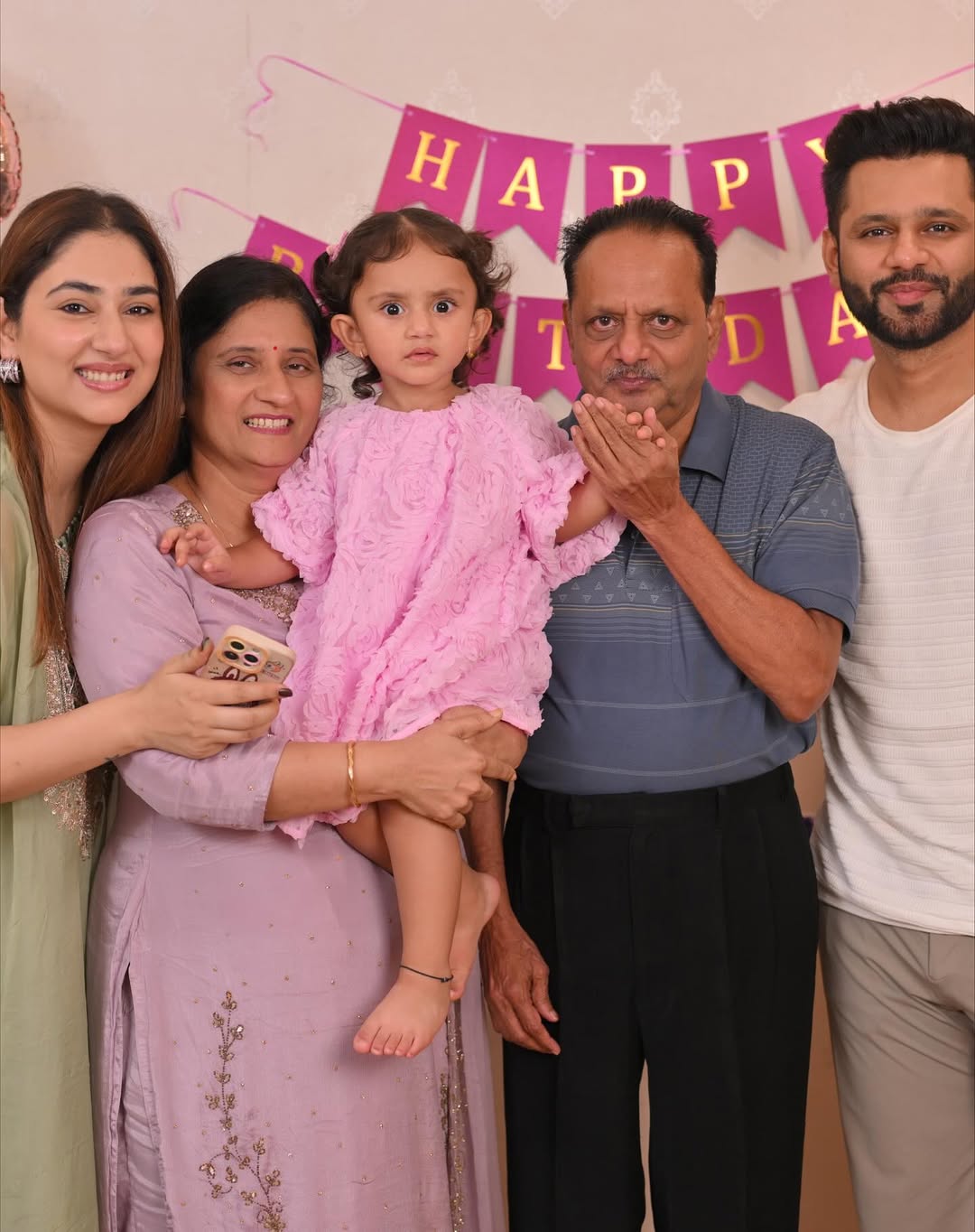 Rahul Vaidya Disha Parmar Daughter Navya Birthday